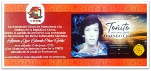 Presentarán documental que recuerda la gesta heroica de Antonio José Obando Chan